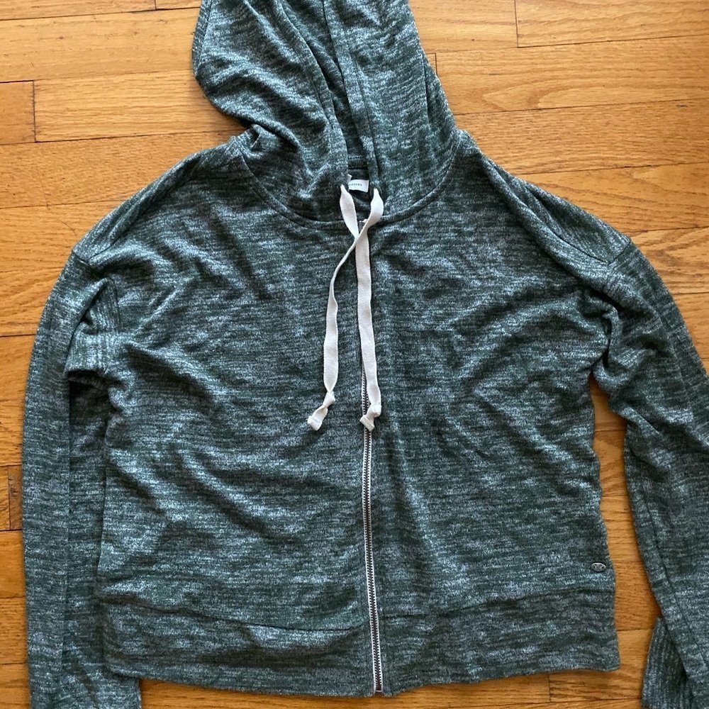 American eagle crop zip up